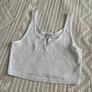 Aritzia Tna Waffle knit tank top